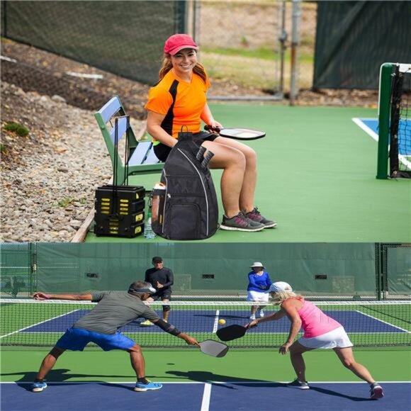 Pickleball Bag - Pickleball Bags for Women Men - Pickleball Backpack - Picture 7 of 8